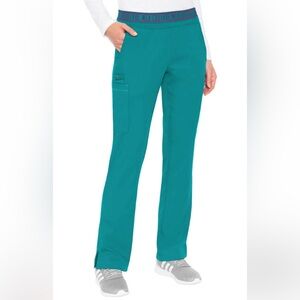 Med Couture Ally Logo Elastic Waistband Cargo Scrub Pant
